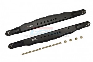 GPM SB2014L ALUMINUM REAR LOWER TRAILING ARMS LOSI 1/6 4WD SUPER BAJA REY 2.0 BRUSHLESS DESERT TRUCK LOS05021 - BLACK - SB2014L-BK