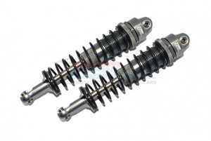 GPM SCX6145F/R ALUMINUM FRONT / REAR THICKENED SPRING DAMPERS 145mm AXIAL 1/6 4WD SCX6 JEEP JLU WRANGLER CRAWLER AXI05000 - SCX6145F/R-GS-BK