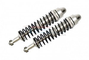 GPM SCX6145F/R ALUMINUM FRONT / REAR THICKENED SPRING DAMPERS 145mm AXIAL 1/6 4WD SCX6 JEEP JLU WRANGLER CRAWLER AXI05000 - SILVER - SCX6145F/R-S-BK