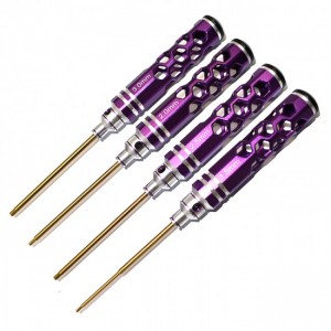 ROADTECH NSD062-OC Honeycomb 4Pcs Set Hex 1.5/2.0/2.5/3.0mm Ti Tips - NSD062-OC