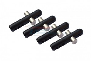 GPM MAVE201FR ALUMINUM STEEL FRONT & REAR BODY POST ARRMA 1/8 4WD VENDETTA 4X4 3S BLX BRUSHLESS SPEED BASH RACER ARA4319V3 - MAVE201FR-BK