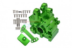 GPM MAKX012NF/R ALUMINUM FRONT / REAR GEAR BOX ARRMA RC  1/5 4WD KRATON 8S BLX MONSTER TRUCK ARA110002T1/T2 - GREEN - MAKX012NF/R-G