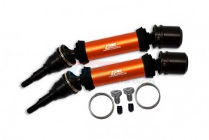 GPM MAVE098FRS CARBON STEEL FRONT / REAR CVD DRIVE SHAFT ARRMA 1/8 4WD VENDETTA 4X4 3S BLX BRUSHLESS ALL-ROAD SPEED BASH RACER ARA4319V3 - ORANGE - MAVE098FRS-OR