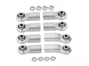 GPM SCX6160R/BE ALUMINUM BALL ENDS FOR ORIGINAL REAR LINK BAR AXIAL RC 1/6 4WD SCX6 JEEP JLU WRANGLER AXI05000 - SILVER - SCX6160R/BE-S
