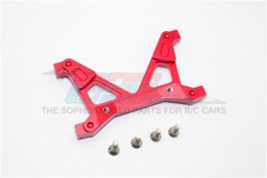 GPM SCX2015R ALUMINIUM REAR CHASSIS STABILIZED MOUNT 1/10 AXIAL SCX10 II CRAWLER - Red - SCX2015R-R