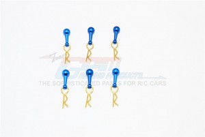 GPM BCM001S BODY CLIPS ALUMINIUM MOUNT For 1/10 1/16 1/18 RC Car - BCM001S-B