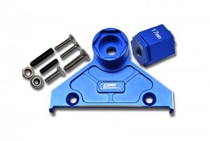 GPM SCX6005A ALUMINIUM ALLOY REAR SPARE WHEEL POSITINING BRACKET AXIAL RACING 1/6 RC 4WD SCX-6 CRAWLER - BLUE - SCX6005A-B