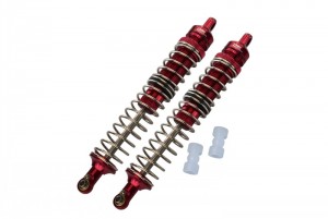 GPM LMT130F/R ALUMINUM FRONT/REAR ADJUSTABLE SPRING DAMPERS - 130mm LOS243013 LOSI 1/8 RC LMT 4WD SOLID AXLE MONSTER TRUCK LOS04022 - RED - LMT130F/R-R-S