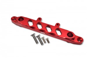 GPM SCX6015F ALUMINUM FRONT CHASSIS BRACE AXIAL RACING 1/6 SCX-6 CRAWLER - RED - SCX6015F-R