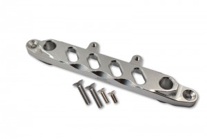 GPM SCX6015F ALUMINUM FRONT CHASSIS BRACE AXIAL RACING 1/6 SCX-6 CRAWLER - SILVER - SCX6015F-S