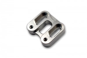 GPM SCX6024 ALUMINUM FRONT KNUCKLE SERVO MOUNT AXIAL RACING 1/6 RC SCX-6 CRAWLER - SILVER - SCX6024-S