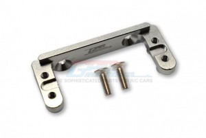 GPM SCX6024B ALUMINUM 2-SPEED TRANSMISSION SERVO MOUNT AXI252013 AXIAL RACING 1/6 RC SCX-6 CRAWLER - SILVER - SCX6024B-S