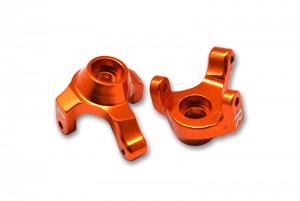 GPM SCX24021 ALUMINUM FRONT KNUCKLE ARM  AXIAL RACING 1/24 4WD SCX24 DEADBOLT AXI90081 - SCX24021-OR