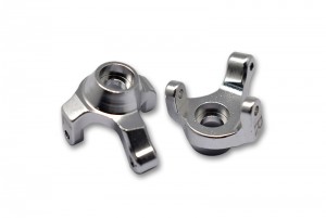 GPM SCX24021 ALUMINUM FRONT KNUCKLE ARM  AXIAL RACING 1/24 4WD SCX24 DEADBOLT AXI90081 - SILVER - SCX24021-S