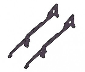 3RACING SAK-D516 FRP PLATE Upper Deck For 1/10 SAKURA D5 Lite RC Car - SAK-D516