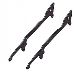 3RACING SAK-D516/225 FTP Plate Upper Deck - 225mm For SAKURA D5 Lite 1/10 RC CAR - SAK-D516/225