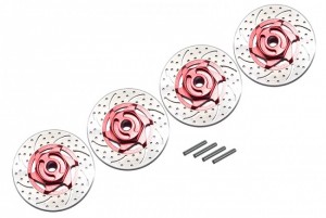 GPM ERV010A/DISK ALLOY BRAKE DISK HEX ADAPTORS TRAXXAS 1/16 MINI E-REVO - ERV010A/DISK-R