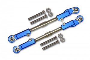 GPM MAT057S ALUMINUM STEEL REAR UPPER ARM TIE ROD ARRMA 1/8 4WD KRATON 6S BLX SPEED MONSTER TRUCK ARA106040T1 - BLUE - MAT057S-B