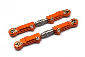 GPM SKE057S ALUMINUM STEEL REAR UPPER ARM TIE ROD TEAM CORALLY 1/10 SKETER XL4S BRUSHLESS MOSTER TRUCK C-00191 - ORANGE - SKE057S-OR
