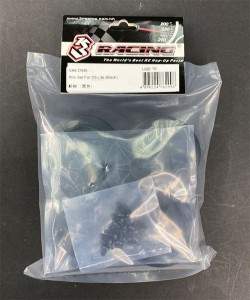 3RACING SAK-D545 ABS PLASTIC RIM SET - BLACK COLOR FOR D5 MR / D5 LITE 1/10 CAR - SAK-D545