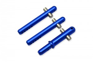 GPM MAFT201FR ALUMINUM FRONT & REAR BODY POST ARRMA 1/7 4WD FIRETEAM TACTICAL UNIT 6S BLX SPEED ASSAULT VEHICLE ARA7618 - BLUE - MAFT201FR-B