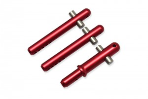 GPM MAFT201FR ALUMINUM FRONT & REAR BODY POST ARRMA 1/7 4WD FIRETEAM TACTICAL UNIT 6S BLX SPEED ASSAULT VEHICLE ARA7618 - RED - MAFT201FR-R