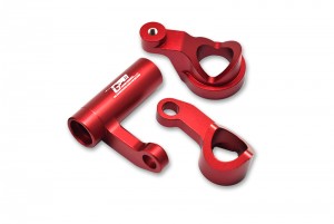 GPM SKE048 ALUMINUM STEERING ASSEMBLY TEAM CORALLY 1/10 SKETER XL4S BRUSHLESS MOSTER TRUCK C-00191 - RED - SKE048-R