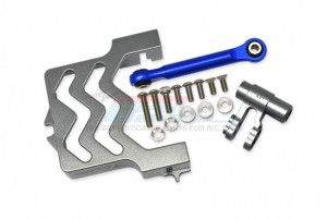 GPM TXM024N ALUMINUM SERVO MOUNT W/ ALUMINUM TIE ROD - 25T ALUMINUM SERVO HORN 1/5 TRAXXAS 4WD X-MAXX 6S 8S MONSTER - TXM024N-GS