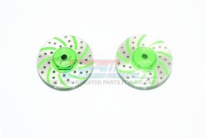 GPM MYT010AR/DA ALUMINUM REAR BRAKE DISK WITH SILVER LINING AXIAL RACING 1/18 YETI JR SCORE TROPHY TRUCK AX90052 - MYT010AR/DA-G