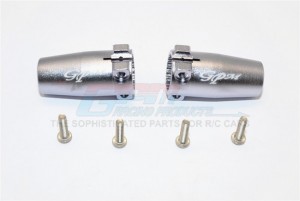 ALUMINIUM REAR AXLE ADAPTERS  - AXIAL SCX10 II - SCX2022-GS