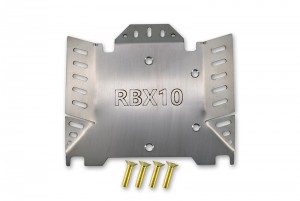 GPM RBX10ZSP1 STAINLESS STEEL CHASSIS PROTECTION PLATE HOLLOW / LASER TYPE AXIAL RACING 1/10 4WD RBX10 RYFT BRUSHLESS ROCK BOUNCER AXI03005 - RBX10ZSP1B-OC