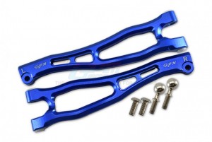 GPM MAFT5407 ALUMINUM FRONT UPPER ARMS ARRMA 1/7 4WD FIRETEAM TACTICAL UNIT 6S BLX SPEED ASSAULT VEHICLE ARA7618 - BLUE - MAFT5407-B