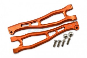 GPM MAFT5407 ALUMINUM FRONT UPPER ARMS ARRMA 1/7 4WD FIRETEAM TACTICAL UNIT 6S BLX SPEED ASSAULT VEHICLE ARA7618 - ORANGE - MAFT5407-OR