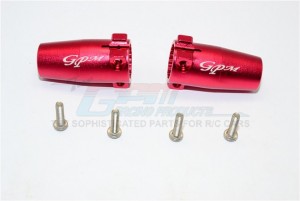 ALUMINIUM REAR AXLE ADAPTERS  - AXIAL SCX10 II - SCX2022-R