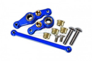 GPM DF1048 ALLOY STEERING ASSEMBLY W/ BALL BEARINGS FOR TAMIYA DF01 MANTA RAY - DF1048-B