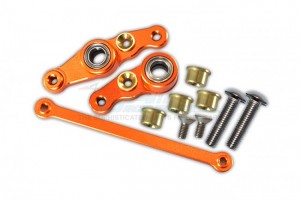 GPM DF1048 ALLOY STEERING ASSEMBLY W/ BALL BEARINGS FOR TAMIYA DF01 MANTA RAY - DF1048-OR