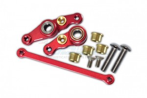 GPM DF1048 ALLOY STEERING ASSEMBLY W/ BALL BEARINGS FOR TAMIYA DF01 MANTA RAY - DF1048-R