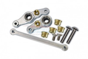 GPM DF1048 ALLOY STEERING ASSEMBLY W/ BALL BEARINGS FOR TAMIYA DF01 MANTA RAY - DF1048-S