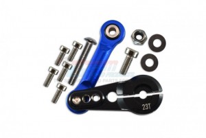 GPM MAK16023T ALUMINUM TIE ROD SERVO HORN - 23T ARRMA 1/7 4WD MOJAVE / LIMITLESS / INFRACTION - MAK16023T-BK