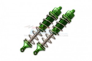 GPM SKE130F/R ALUMINUM FRONT / REAR ADJUSTABLE DAMPERS 130mm TEAM CORALLY-1/10 SKETER XL4S BRUSHLESS MOSTER TRUCK C-00191 - GREEN - SKE130F/R-G-S