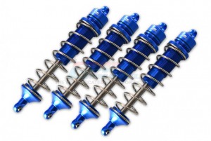 GPM SKE130FR ALUMINUM FRONT AND REAR ADJUSTABLE DAMPERS - 130mm TEAM CORALLY-1/10 SKETER XL4S BRUSHLESS MOSTER TRUCK C-00191 - BLUE - SKE130FR-B-S