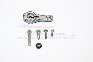 ALUMINIUM 23T SERVO HORN  - AXIAL SCX10 II - Gun silver - SCX2023T-GS