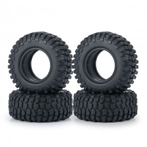 Rubber Tyre Set - 50mm For 1/24 Axial Racing SCX24 AXI00001 RC Crawler Car - Type 3 - SCX24-004003