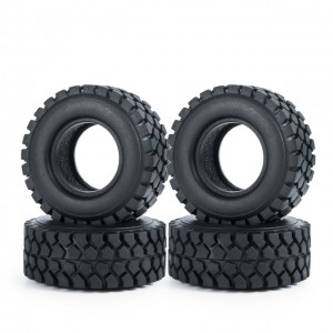 Rubber Tyres Set 50 x 20 / 54 x 23mm  For 1/24 Axial Racing SCX24 RC Crawler Car - SCX24-017/1