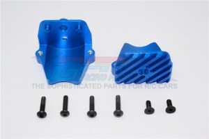 GPM TXM018 ALUMINIUM MOTOR HEATSINK MOUNT FOR 6S TRAXXAS XMAXX 6S - Blue - TXM018-B