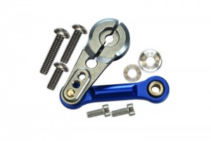 GPM MAK16025T ALUMINUM TIE ROD  SERVO HORN - 25T ARRMA 1/8 4WD KRATON / TALION  / OUTCAST / TYPHON 6S BLX - GUN SILVER - MAK16025T-GS