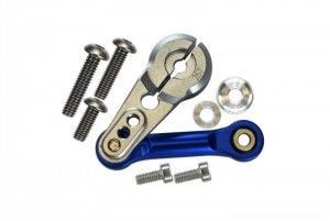 GPM MAK16025T ALUMINUM TIE ROD  SERVO HORN - 25T ARRMA 1/8 4WD KRATON / TALION  / OUTCAST / TYPHON 6S BLX - SILVER - MAK16025T-S