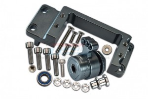 GPM MAKX024A ALUMINUM SERVO MOUNT WITH BUILT-IN SERVO HORN - 25T ARRMA 1/5 4WD KRATON / OUTCAST 8S BLX - MAKX024A-GS