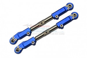 GPM SLE054S ALUMINUM FRONT UPPER ARM TIE ROD TRAXXAS 1/8 4WD SLEDGE MONSTER TRUCK 95076 - BLUE - SLE054S-B