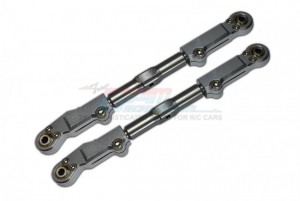 GPM SLE054S ALUMINUM FRONT UPPER ARM TIE ROD TRAXXAS 1/8 4WD SLEDGE MONSTER TRUCK 95076 - SILVER - SLE054S-S
